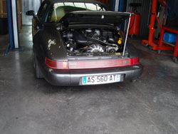 garage automobile pièces détachées spécialisé Porsche, Atelier mécanique
