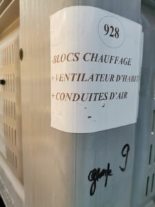 BLOC CHAUFFAGE, CLIM, CONDUITES D'AIR PORSCHE 928