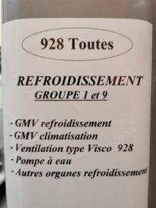 VENTILATEUR REFROIDISSEMENT À EAU ET CLIM PORSCHE 928