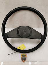 VOLANT DE DIRECTION ET CENTRE DE VOLANT PORSCHE 924 / 477419091M / 477419669 / N°5929