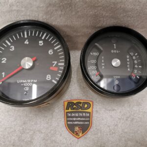 COMBINÉ D'INSTRUMENTS ET COMPTE TOURS PORSCHE 911 CLASSIC / 91164110300 / 91164130301 / N°6004