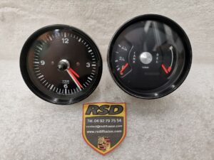 COMBINÉ D'INSTRUMENTS ET MONTRE PORSCHE 911 CLASSIC / 91164120201 / 91164170100 / N°6005