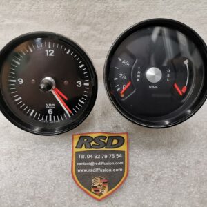 COMBINÉ D'INSTRUMENTS ET MONTRE PORSCHE 911 CLASSIC / 91164120201 / 91164170100 / N°6005