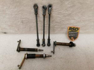 PALIER D'ESSUIE GLACE AR & TRINGLERIE ARTICULÉE PORSCHE 911 / 91162825602 / 91162825601 / 91162814501 / N°6042