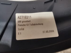 CACHE RÉTROVISEUR EXTÉRIEUR PORSCHE PANAMERA / 97073181900G2L / N°6034