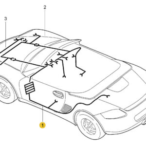 FAISCEAU HABITACLE PORSCHE BOXSTER/CAYMAN 987/ 98761290300 / N°2498