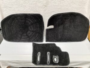 KIT TAPIS DE SOL NOIR AV & AR PORSCHE 911 COUPÉ / N°6112
