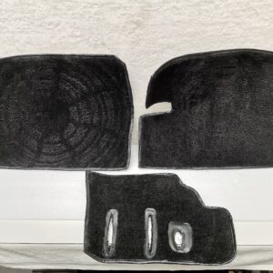 KIT TAPIS DE SOL NOIR AV & AR PORSCHE 911 COUPÉ / N°6112