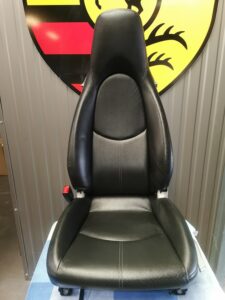 SIÈGES AVANT CUIR NOIR PORSCHE 997 / N°6153