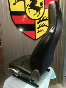 SIÈGES AVANT CUIR NOIR PORSCHE 997 / N°6153