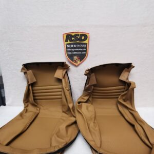GARNITURES ASSISES SIÈGE CUIR BEIGE / 99652116106 EGF / N°6170