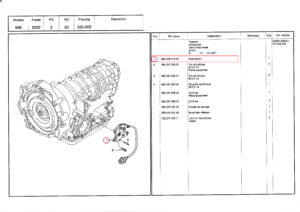 INTERRUPTEUR PORSCHE 996 TIPTRONIC / 99632561200 / N°6189