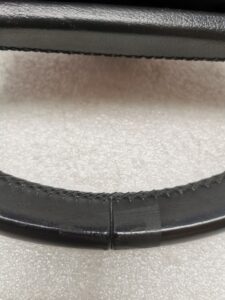 VOLANT DE DIRECTION CUIR NOIR PORSCHE 964 / 964347084001AJ / N°6193