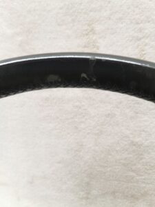 VOLANT DE DIRECTION CUIR NOIR PORSCHE 964 / 964347084001AJ / N°6193