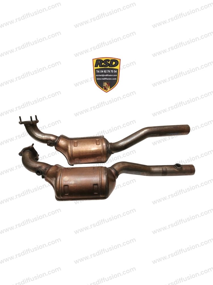 CATALYSEUR CYLINDRES 1-3 ET CYLINDRES 4-6 PORSCHE GT3 / 99611302197 / 99611302297 / N°6253