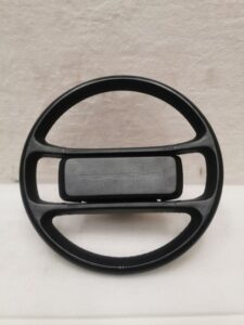 VOLANT DE DIRECTION CUIR NOIR ET CENTRE DE VOLANT PORSCHE 911 / 911347084091AJ / 911347859077YA / N°6255