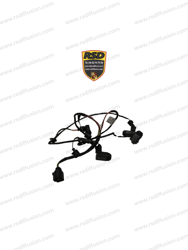 FAISCEAU DE CÂBLES POUR ASSISTANCE AU PARCAGE ET FEU DE PLAQUE PORSCHE 997 / 99761266100 / N°6314