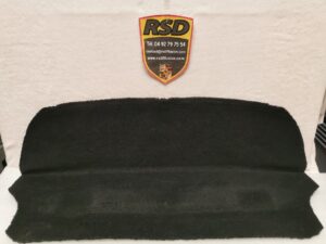 PLAGE ARRIÈRE MOQUETTÉE NOIR PORSCHE 964 CABRIOLET / 964555075615FV / N°6281