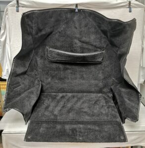 TAPIS DE COFFRE AVANT NOIR PORSCHE 993 / 993551067035FV / N°6286