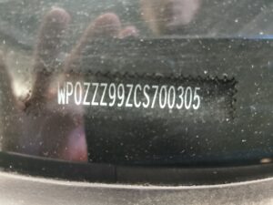 MOTEUR TYPE MA102 COMPLET OU PARTIEL PORSCHE 997-2 BV MÉCANIQUE ANNÉE 2012 / N°6288