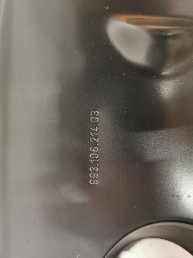 TÔLE DE RECOUVREMENT MOTEUR PORSCHE 993 / 99310621406 / 99310621403 / N°6332