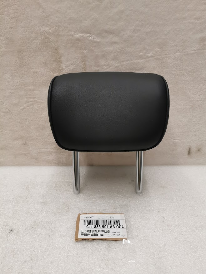 APPUIE-TÊTE NOIR SIMILI CUIR PORSCHE TAYCAN / 9J1885901AB064 / 9J1885901AA / N°6335
