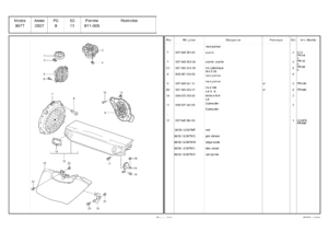 WOOFER HAUT-PARLEUR PORSCHE 997 / 99764555100 / N°6361