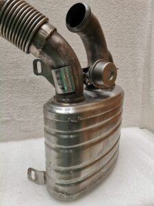 Paire de silencieux inox avec valves Porsche 996