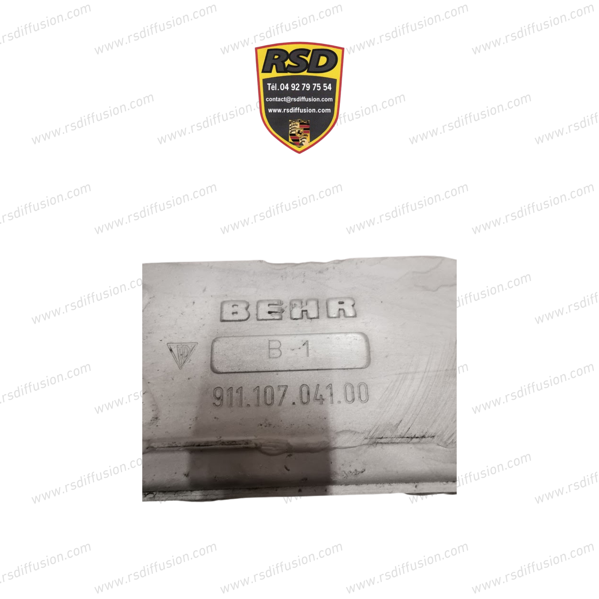 RADIATEUR D'HUILE MOTEUR ORIGINE PORSCHE 911 / 91110704102 / N°6432