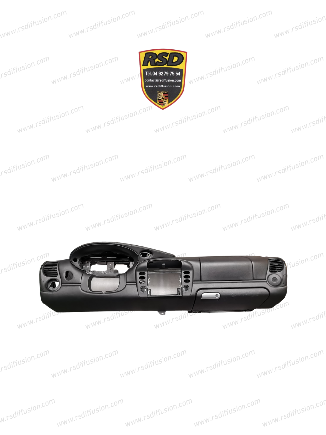 TABLEAU DE BORD CUIR NOIR ORIGINE PORSCHE 996 / 99655210101A11 / N°6485