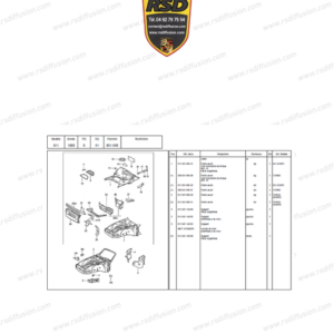 BLOC A RESSOUDER ORIGINE PORSCHE 911 TYPE G / 91150091300GRU / N°6492