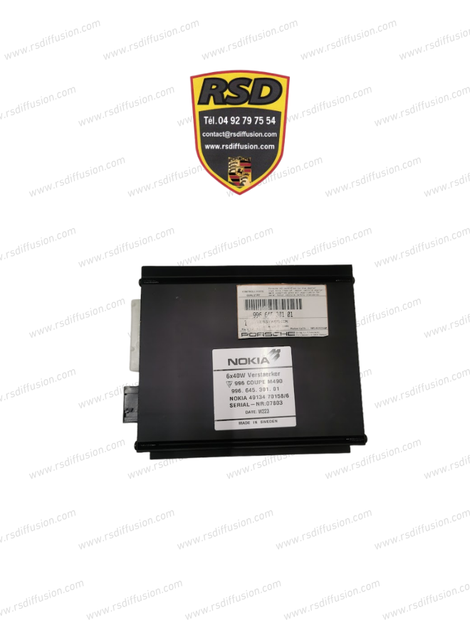 AMPLIFICATEUR ORIGINE PORSCHE 996 / 99664530101 / N°6511
