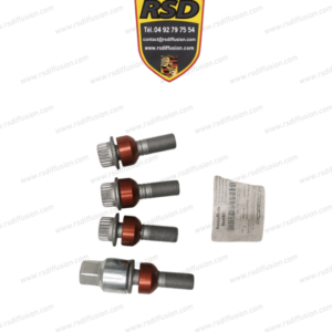 1 JEU DE BOULONS DE ROUE + ANTIVOL (ÉCROU) ORIGINE PORSCHE 987-2 / 99736198010 / N°6512