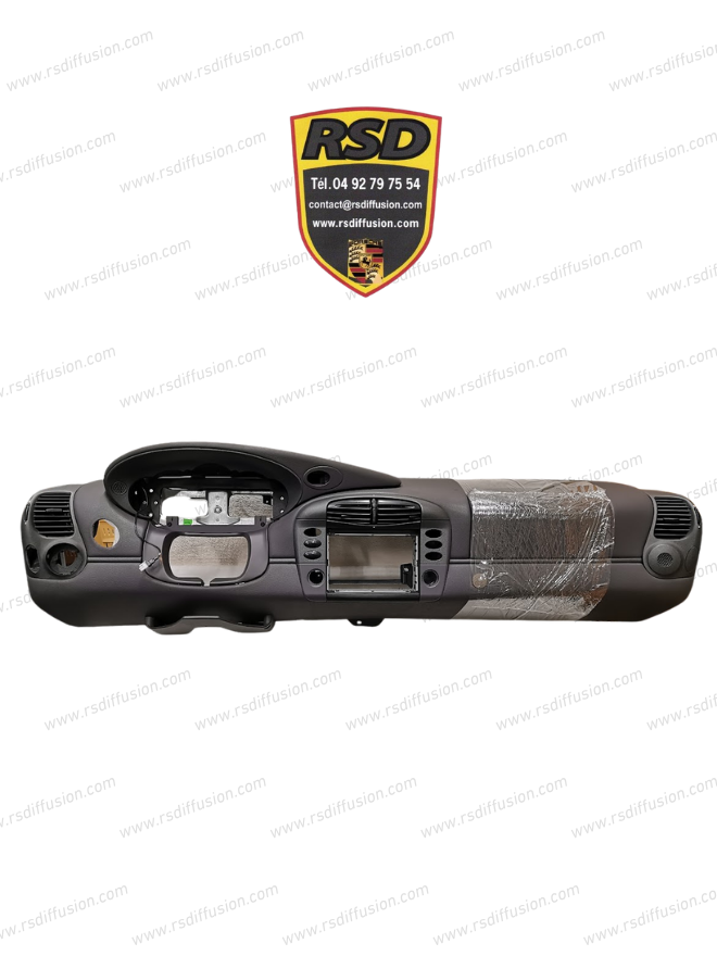TABLEAU DE BORD SIMILI CUIR COLORIE GRIS SPATIAL ORIGINE PORSCHE 996 /99655210900B18
