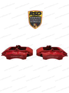 ÉTRIER DE FREIN ARRIÈRE ROUGE GAUCHE ET DROIT ORIGINE PORSCHE 996 4S / 99635242560/ 99635242660