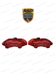 ÉTRIER DE FREIN AVANT ROUGE GAUCHE ET DROITE ORIGINE PORSCHE 996 4S /99635142910/99635143010