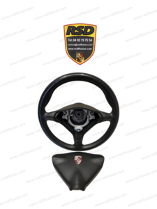 VOLANT DE DIRECTION NOIR ORIGINE PORSCHE 986 996 966T GT3-1/ 99634780454A28