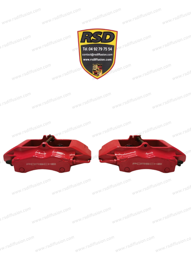 ÉTRIER DE FREIN ARRIÈRE GAUCHE ET DROIT ORIGINE PORSCHE 997-1 / 99635242560/ 99635242660
