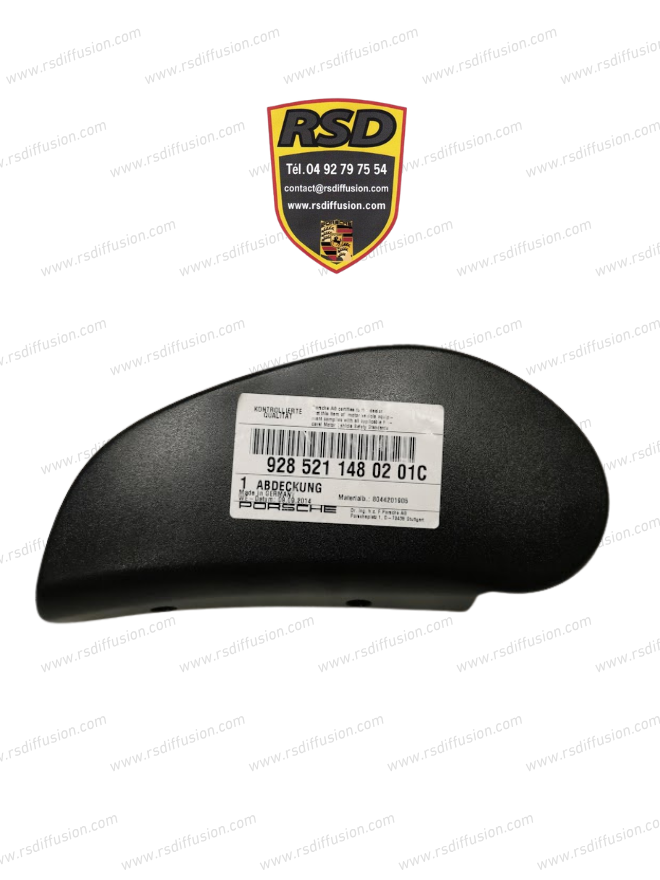CACHE DROIT NOIR ORIGINE PORSCHE 911 964 965 928/ 9285211480201C