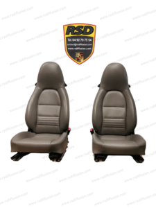 SELLERIE INTÉRIEUR COMPLET FULL CUIR GRIS ORIGINE PORSCHE 996 TARGA