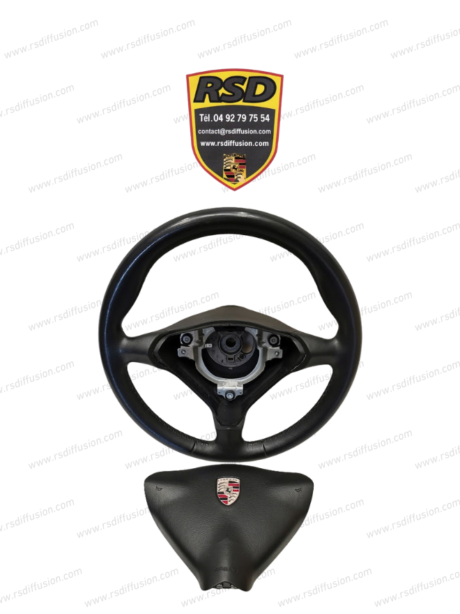 AIR BAG VOLANT NOIR ORIGINE PORSCHE 993 986 946 996T/ 99680308911A28