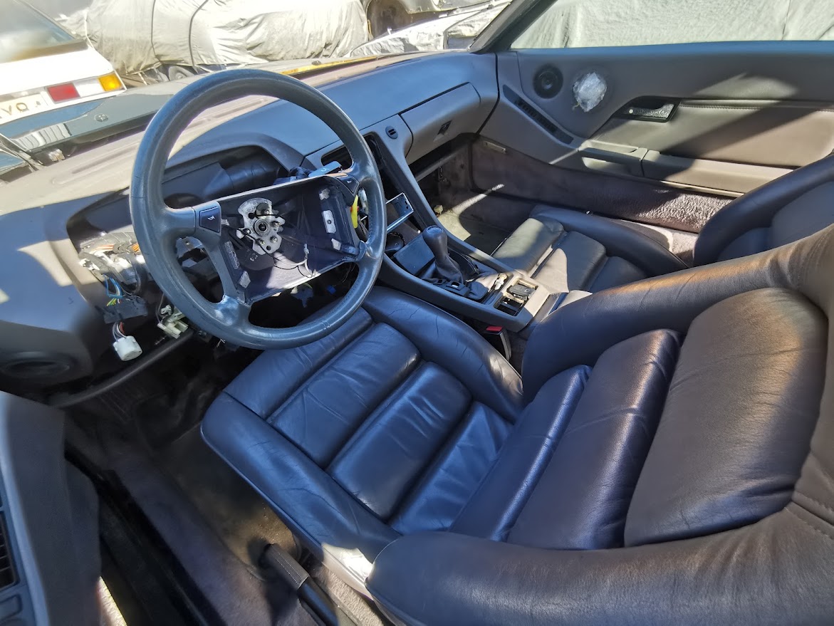 INTÉRIEUR FULL CUIR GRIS ORIGINE PORSCHE 928 S4 GT